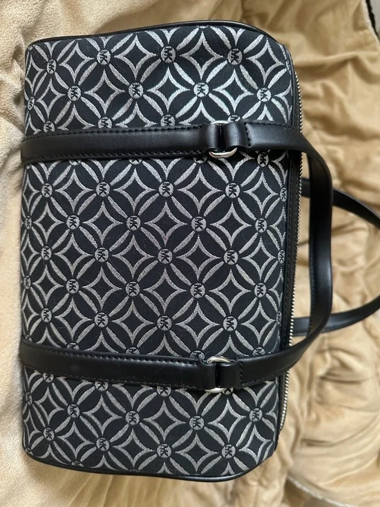Michael Kors Black and White Patterned Satchel NWT - Picture 5 of 11